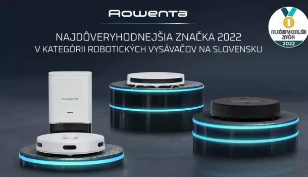 Rowenta je najdôveryhodnejšia značka robotických vysávačov na trhu